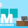 business man animated