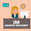 graphic designer woman animated