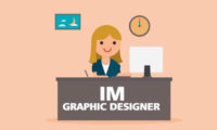 graphic designer woman animated