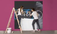 couple wall painting logo