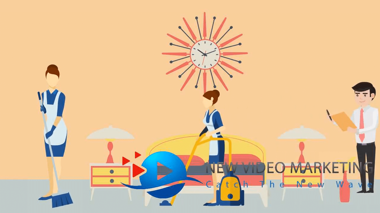 Cleaning Service Animated Story ⋆ New Video Marketing
